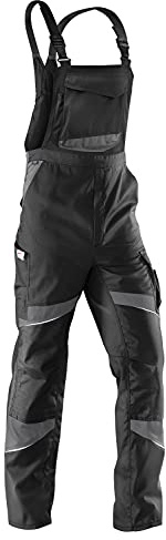 KÜBLER Workwear | KÜBLER ACTIVIQ Arbeitslatzhose | schwarz/anthrazit | Größe 50