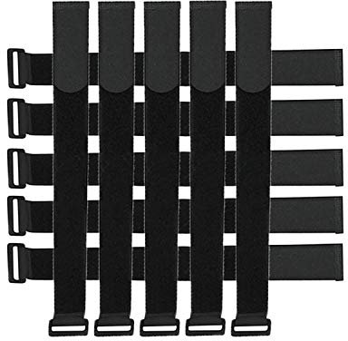 CZ Store Fascette Cablaggio Riutilizzabili, Regolabili |45cm|✮GARANZIA A VITA✮- Fascetta Stringicavo per Organizzare Fili, Cavi, Carica Batterie - Cinghia Fermacavi in Nylon con Fibbia in Plastica