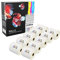 5,000 Zebra 100mm x 150mm Thermoetiketten (500 Etiketten pro Rolle) kompatibel zu Zebra Etikettendrucker - 10 Rollen