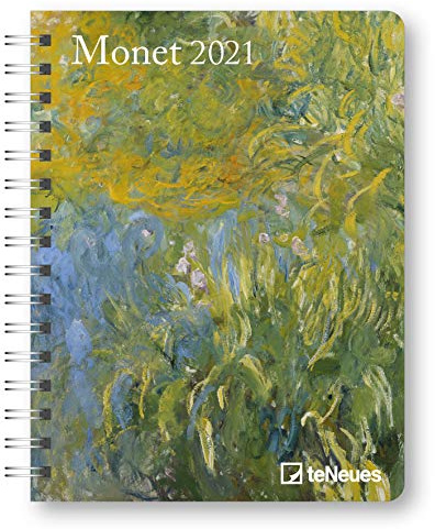 Monet 2021 - Diary - Buchkalender - Taschenkalender - 16,5x21,6: Diary