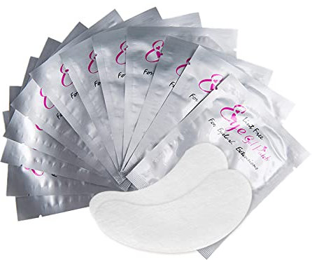 100 Paare Augenpads Wimpernpads für Wimpernverlängerung Wimpernlifting Wimpern Färben Wimpern Augen Patches Wimpernverlängerung Pad (New girl)