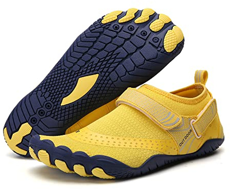 ENEN Zapatos de Agua Hombre Mujer, Unisex Escarpines Deportes Acuáticos Secado Rápido Respirable Antideslizante Zapatos para Yoga Surf Piscina Playa
