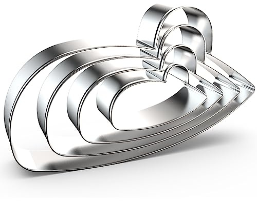 Mouse Cookie Cutter Set - 5, 4, 3, 2 - 4 Piece - Stainless Steel