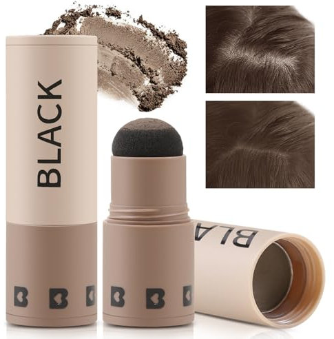 Boobeen Haaransatzpuder, Wurzelausbesserung und Haarschattenpuder, wasserfester Haaransatzfüller zum Abdecken von grauem Haar und dünnem Haar