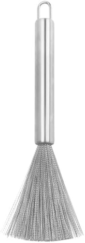 SOLUSTRE Pan Cleaning Brush Ashtray Cleaning Wire Brush Dish Cleaning Tool Pots Pot Cleanser Dish Wash Cloths Wok Tools Grill Small Tools Stainless Steel Pizza