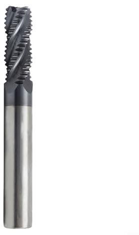 Fresa multiusos de carburo para desbaste, fresas con selección de tamaño múltiple para mecanizado áspero (12 mm)