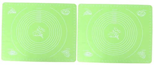 OQHAIR 2 uds tapete para Hornear macarrones, tapete para Hornear Galletas, moldes para Hornear de Silicona, tapete para amasar Pasteles, tapete para Hornear Reutilizable, tapete para Horn