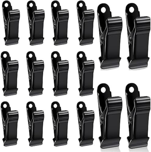 ORTAVA 20 morsetti in metallo, morsetti a molla, morsetti a molla, per vestiti, foto, tende, bagno