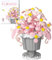 Set di Blocchi da Costruzione per Bouquet Mini Fiori Bonsai Mattonciniset di Mini Blocchi di Costruzione Adatti A Bambini E Bambine di Età Superiore Ai 10 Anni