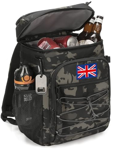 Bunnychic Zaino Tattico Termico, zaino frigo isolato 25L per campeggio | Robuster taktischer Kühlrucksack, 25L Volumen, auslaufsichere Isolierfutter, wasserfestes 900D-Gewebe für Beruf & Arbeit