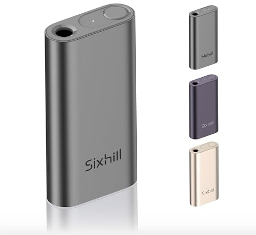Dispositivo Sixhill Aurr HNB - Il nuovo riscaldatore di tabacco - alternativa alla sigaretta non contiene stick, liquidi, cartucce precaricate o ricariche - compatibile con Terea e Sentia (Grau)