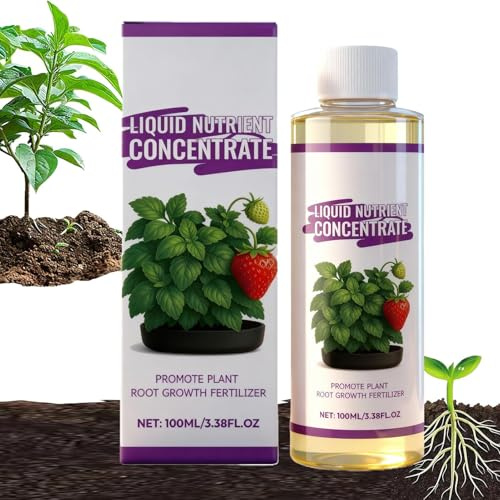 Engrais Pour D'Intérieur | Naturel 100ml Produit | Nutriments Liquides pour Végétaux | Pour Légumes Fruits Jardinage Croissance Propagation Fleurs d'Intérieur