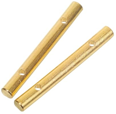 Accesorios de Guitarra Eléctrica, 2 Piezas Doradas para Cabezal | Metal, Sistema de Trémolo, Transmisión de Sonido, Protección del Cabezal, Uso Sencillo para Guitarra Eléctrica