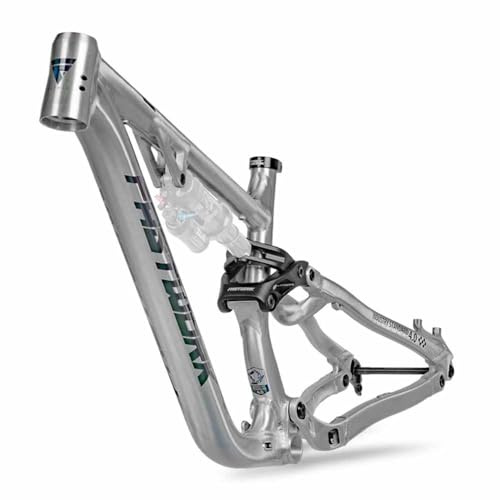 BSFHQS 27.5/29 AM Enduro Mountainbike Boost Rahmen 15.7/16.5 Aluminiumlegierung Vollfederung Softtail Federweg 165MM 12 * 148mm Steckachse Scheibenbremse(Silver,29 * 15.7)