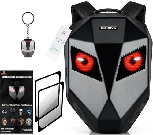 Gelrova Knight Pro LED Backpack 19inch and Tempered Glass Screen Protector