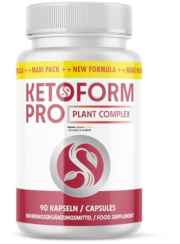 Ketoform Pro Kapseln | Mit wertvollen Inhaltsstoffen | Premium Qualität | Inhalt 90 Kapseln