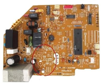 Placa de circuito electrónico compatible con aire acondicionado Mitsubishi DE00N243B SE76A794G01. Funciona correctamente(C(54cm))