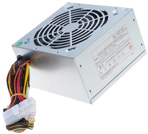 COOLHOOD Computer Power Supply 160W 200W 220W 250W 300W 350W with Enhances Durability and Multiple Protections High Efficiency MATX Computer