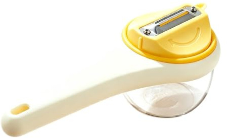 Pelador de Frutas Cortador Multifuncional Con De Almacenamiento | Pelador Para Alimentos para Cocina Casera, Ensaladas, Pepino, Patatas, Calabacín, Frutas, Zanahoria y Comida