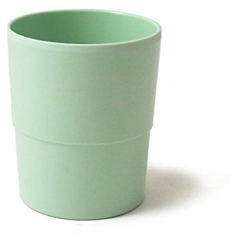 cartaffini – Gobelet en mélamine, empilable, ø 7,5 cm/h 8,8 cm, capacité 280 ml – Couleur : Vert