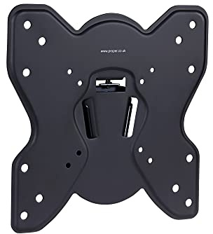 ProperAV Fixed Flat Wall TV Bracket 23 24 28 32 37 40 42 43 VESA Max 200x200 Black