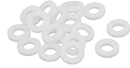 Aexit 12mmx6mmx2mm PTFE Runde Unterlegscheibe Dichtring Weiß 20st (3cf2a6342249cec49b3a13f2e5a0d82b)