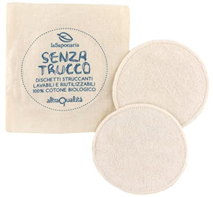 La Saponaria Set Dischetti Struccanti in Cotone Bio