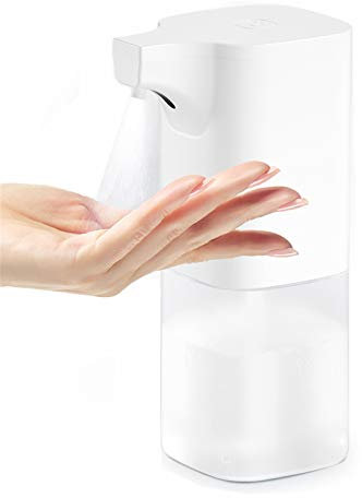 Nicole Knupfer Automatisch Desinfektionsspender 350ml, Automatisk Alkohol Sprühspender mit Sensor Elektrischer Seifenspender für Händewaschen