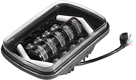 OUKENS Faro LED Auto, IP67 Faro 5x7 Pollici Anteriore Quadrato a LED Con Alluminio Fari Abbaglianti e Abbaglianti Alto/Basso (1)