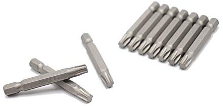 Cacciavite multiuso portatile 10pcs 1/4 50 millimetri Torx T35 del bit di cacciavite Set di riparazione degli attrezzi cacciaviti Kit Hex Shank Drill Bit for utensili elettrici manuale della famiglia
