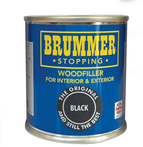 Brummer Holzspachtelmasse, Schwarz, 250 g