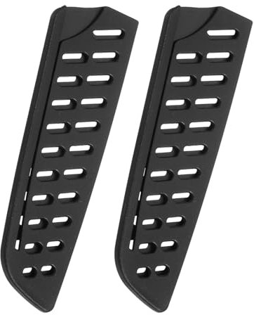 QUARKZMAN 2pz Copri Coltello Manicotti Protezioni Bordo Della Lama per 5 Coltello Santoku Copertura Protettiva Del Bordo Della Lama Fodero Universale per Coltello da Cucina, Nero