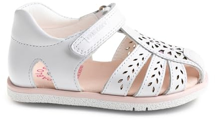 Pablosky QUIZZ 053900, Sandalia Niñas, Blanco, 21 EU Ancho