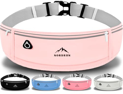 Laufgürtel für alle Handys | Verstellbarer und Wasserdichter Handytasche Joggen | Laufgürtel Handy | Running Belt | Handyhalterung Joggen | Laufen Zubehör | Lauftasche