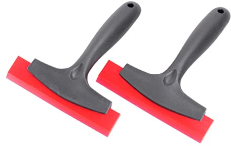 Hemobllo 2 Pezzi Raschietto Ghiaccio Auto con Antiscivolo Pala Neve Leggera e Durevole per Parabrezza Design per Rimuovere Ghiaccio e Neve Utensile per