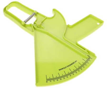 NOLITOY Calibrador Fácil de Limpiar para Medir Porcentaje de Grasa de Grasa Corporal de Plástico Verde Multifuncional y Seguimiento Fitness Moderno en Casa para Hombres y Mujeres