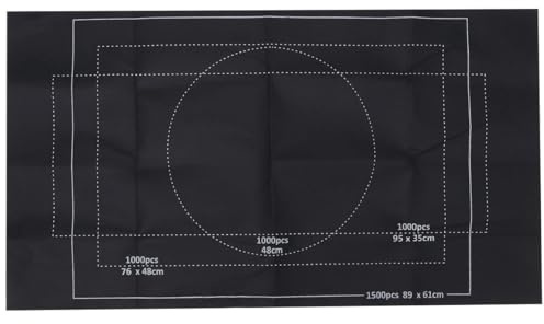 Tapete de Rompecabezas 2000 Piezas de Fieltro Negro