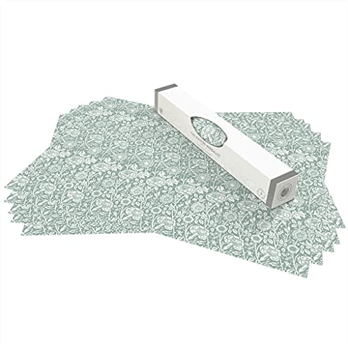 The Master Herbalist | Abwischbares Schrankpapier William Morris Design Entenei-Blau | Doppelpack (10 Blatt) | Unparfümiert | Ideal für Küchen & Schränke