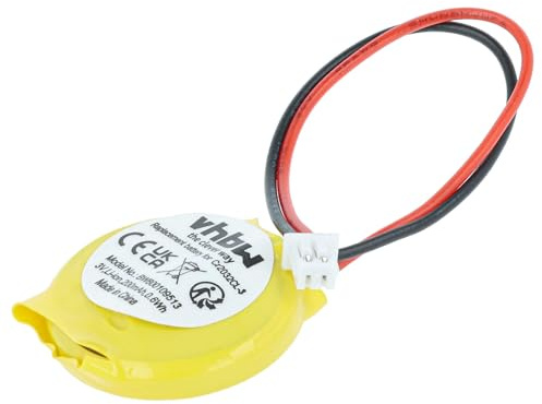 vhbw BIOS-Batterie kompatibel mit Dell Inspiron X200 | D830, L400, D810 Computer Notebook (200 mAh, 3 V, Li-Ion)