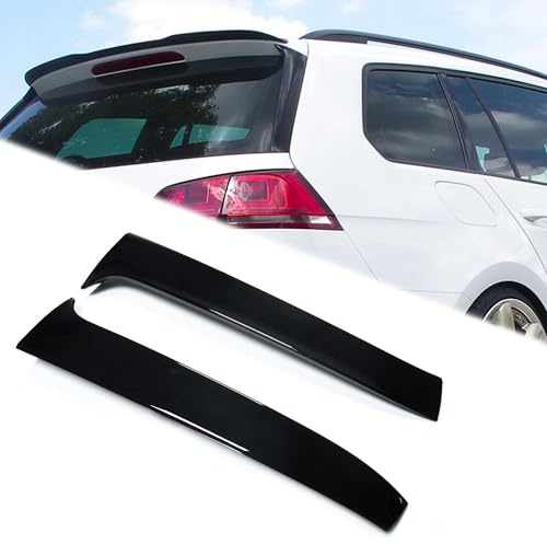 Vertikale HeckSpoiler Spoiler Heck Flügel Flaps Schwarz für VW Golf 7 Golf 7.5 Variant Kombi 2013-2020
