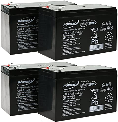 Batteria al Gel di piombo akku-net per:UPS APC Smart-UPS RT1000, 12V, Lead-Acid