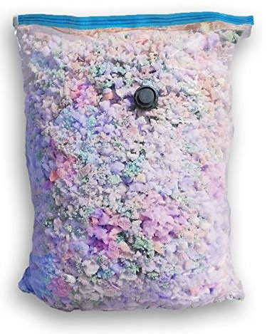 Fine High Density Shredded Memory Foam - Filler for Stuffing, Upholstery, Pillows, Crafts, Bean Bags, Chairs, Sofa, Pet & Dog Beds, and More - Made in USA (40 lbs)