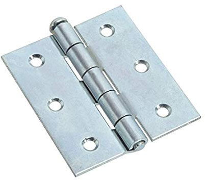 Cerniera extra pesante perno sfilabile in ferro zincato mm 90 x 90 VALTOCE art 804