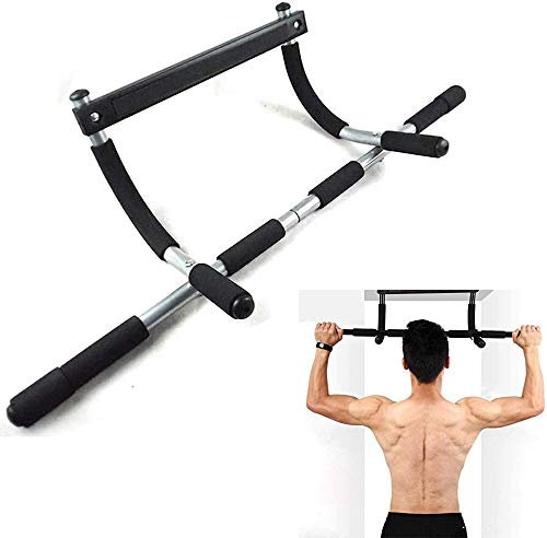 KUANDARMX Stark Klimmzugstange für Türrahmen zum Einhängen ohne Schrauben und kein Abrutschen, Profi Türreck, Pull-up Bar mit gepolsterten Griffen Anwesend