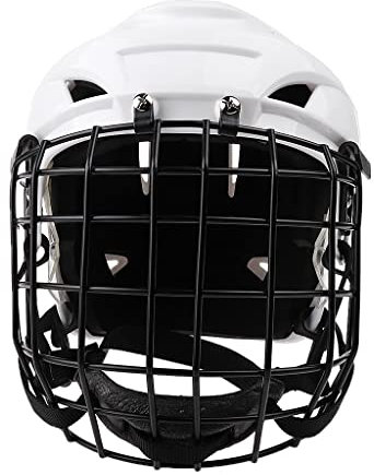 Harilla Einstellbare Eishockeyhelmmaske für Herren Damen Schutzausrüstung, M