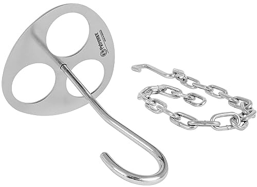 Petromax Anillo de tres patas (grande),Construcción de hogueras con ramas,Diámetro para ramas: 5.5 cm,Acero inoxidable de alta calidad,Brasero para parrilla giratoria, olla para fuego, tetera