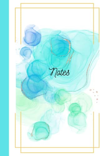 Elegantes Notizbuch im Watercolor-Design - 120 Seiten: Notizbuch für wichtige Notizen im eleganten Design - dot grid