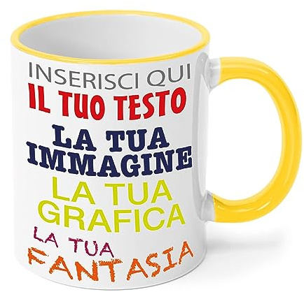 Gruppo Veneziano - tazza in ceramica personalizzata - personalizza la tua tazza con testi , loghi , grafiche , immagini e tanto altro - ideale per regalo e altro - 100% Made in Italy.