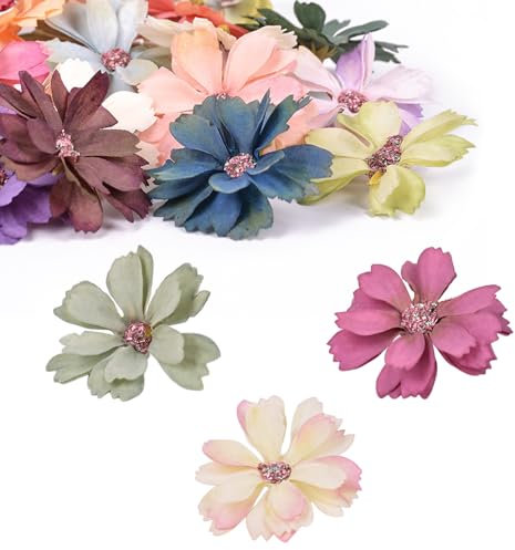 Tucireat Dekoblumen 66 Stück Kleine Kunstblumen Zum Basteln Simulation Elegante Blume Deko Blumen Künstlich Mini Seidenblumen FüR Basteln DIY Künstliche Blumen Fake Blumen 20 Farben