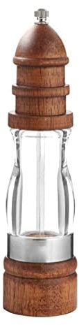 MOBAAK Moulin A Poivre Moulin A Sel Transparente Und Sichtbare Salz- Und Pfeffermühle Für Den Haushalt, Manuell Nachfüllbare Professionelle Pfeffermühle Und Salzmühle Moulin Sel Poivre